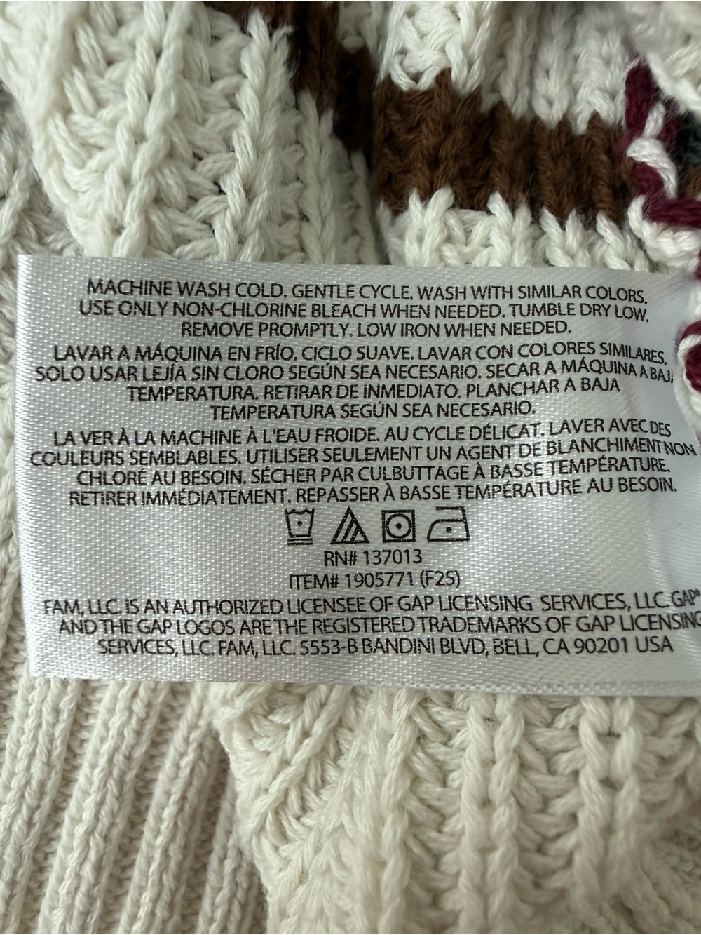 GAP Striped Crewneck Cotton Sweater - Picture 9 of 11
